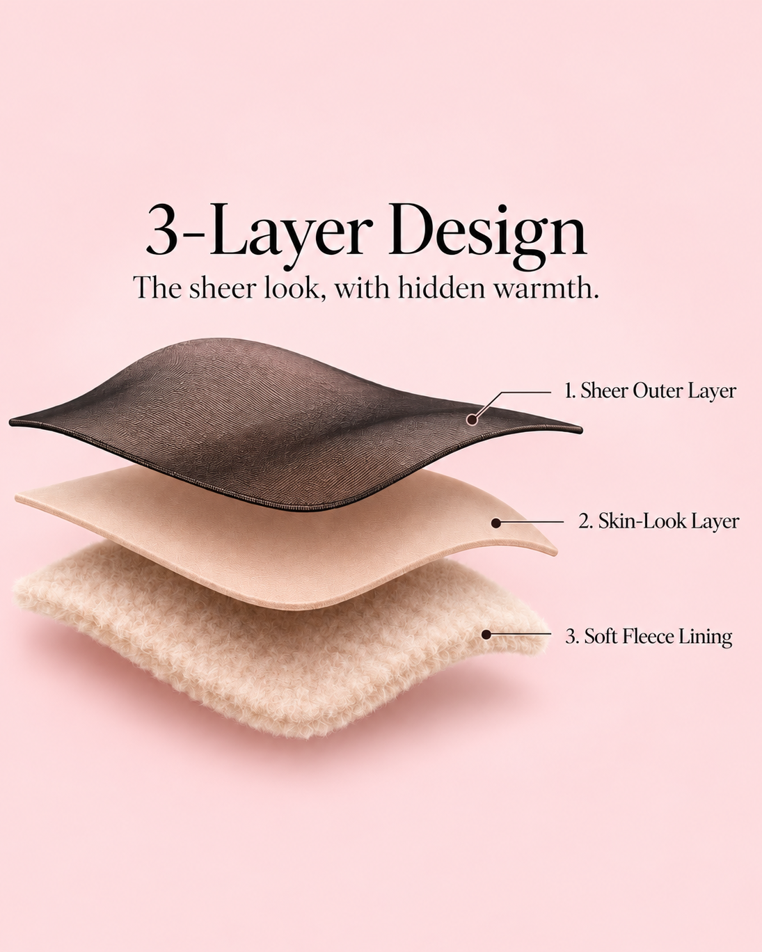 MyFleecy Originals™ | Sheer-Look Fleece Lined Tights