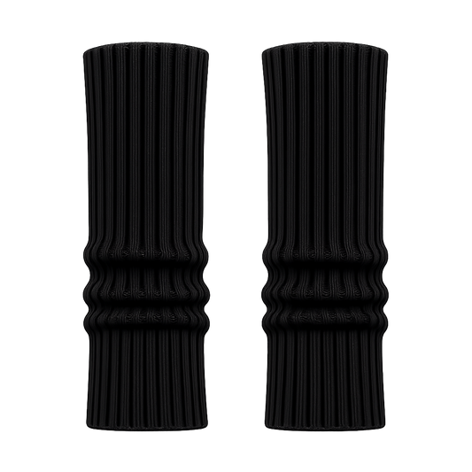Soft ribbed MyFleecy leg warmers