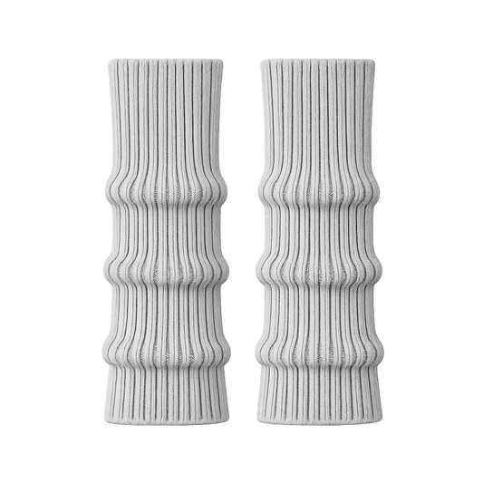 MyFleecy leg warmers in neutral colors