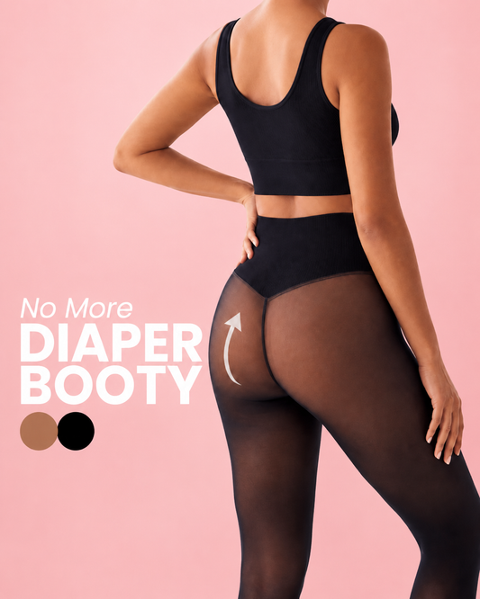 MyFleecy Originals | Fleece Lined Tights With Slimming Band